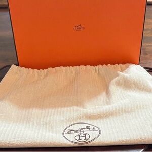 Hermes Large Dustbag with Drawstring Closure
